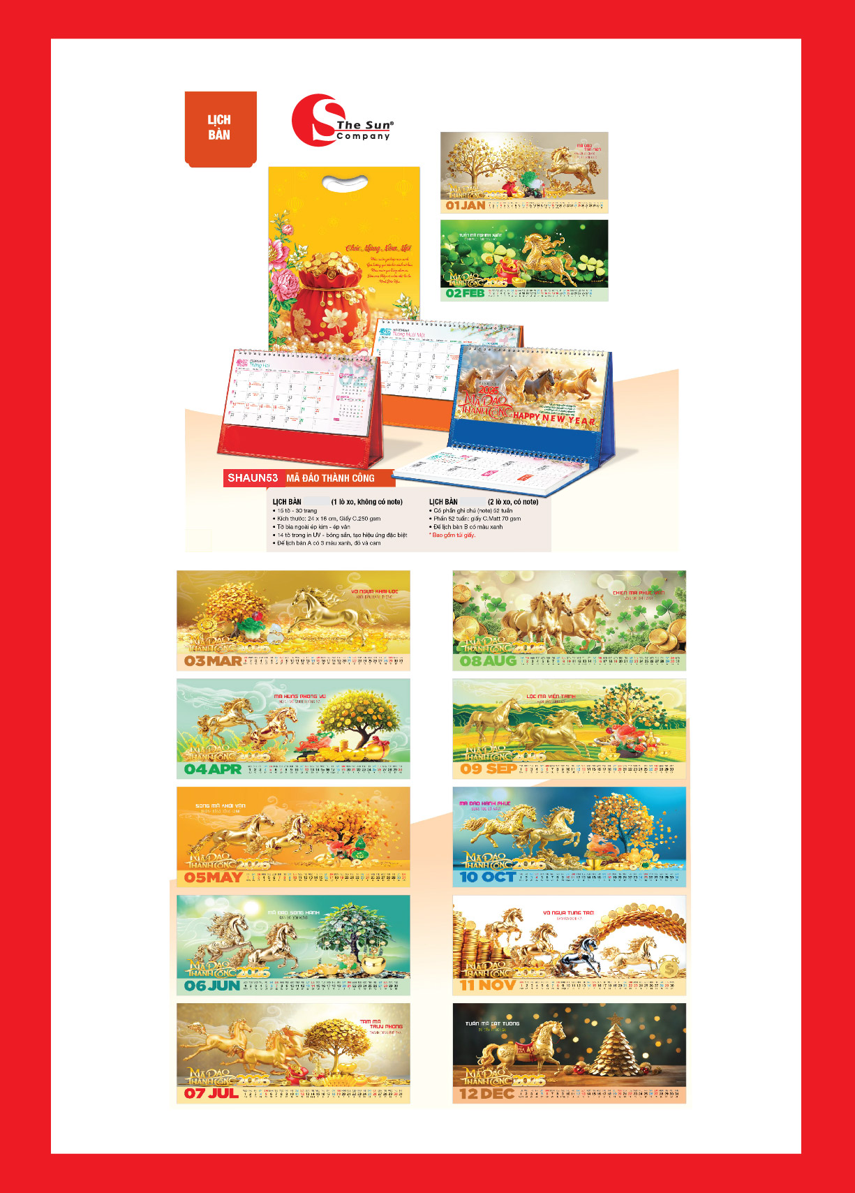 LỊCH BÀN 2026 – KHỞI ĐẦU NĂM MỚI CHUYÊN NGHIỆP, ĐẲNG CẤP VÀ HIỆU QUẢ HƠN!